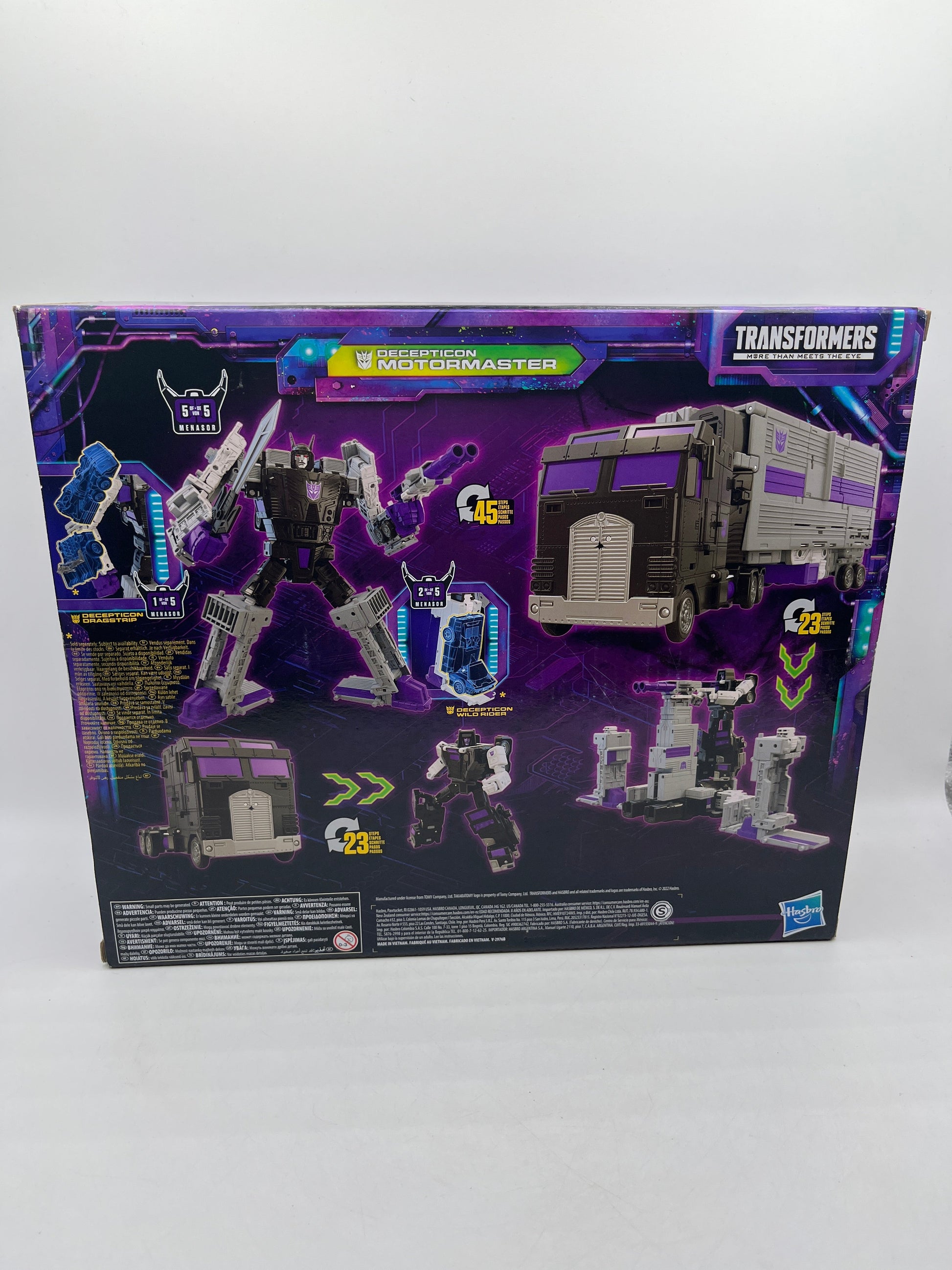 Hasbro Transformers Legacy Decepticon Motormaster 13 in Action Figure New Sealed FRENLY BRICKS - Open 7 Days