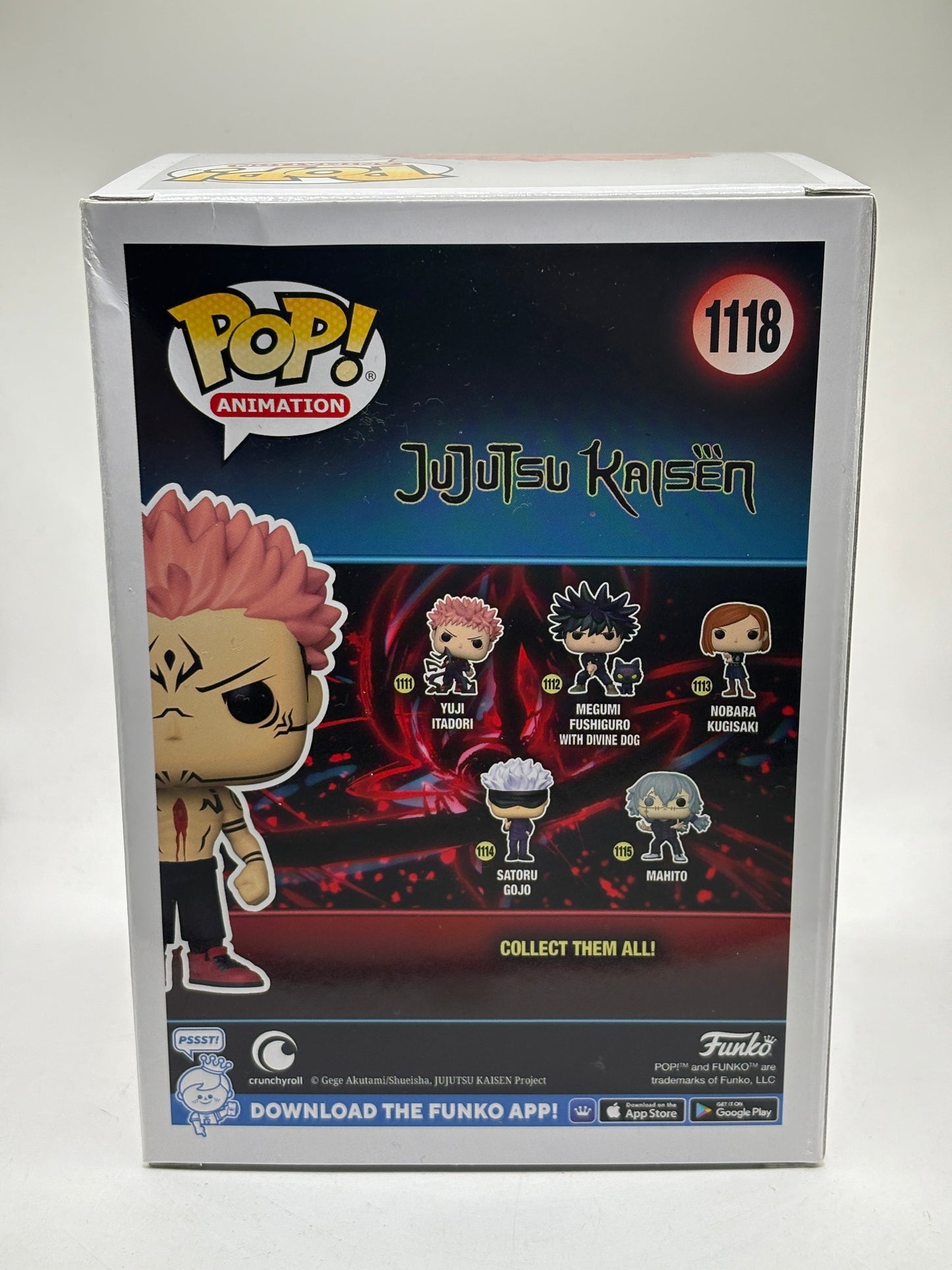 Funko POP! Animation Jujutsu Kaisen #1118 Ryomen Sukuna Limited Glow Chase FRENLY BRICKS - Open 7 Days
