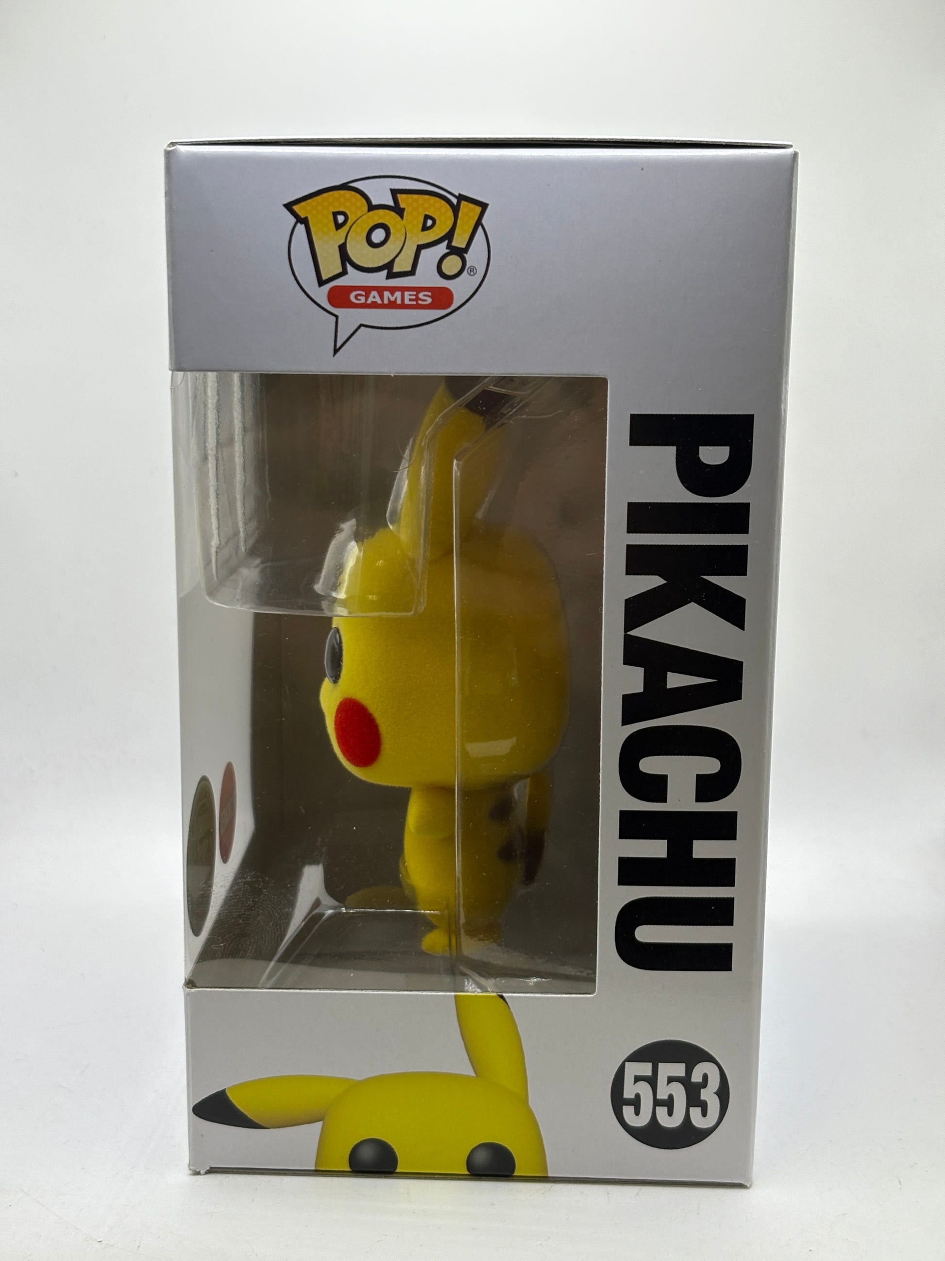 Funko POP! Games Pokemon #553 Pikachu Flocked Special Edition image 2