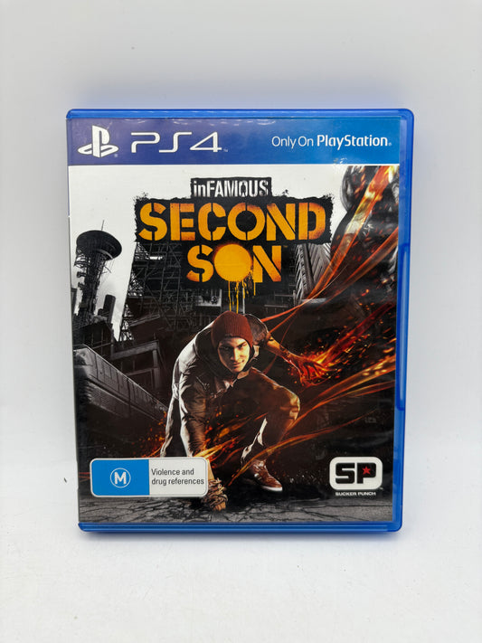 Sony Playstation 4 - Infamous Second Son Video Game with Manuals