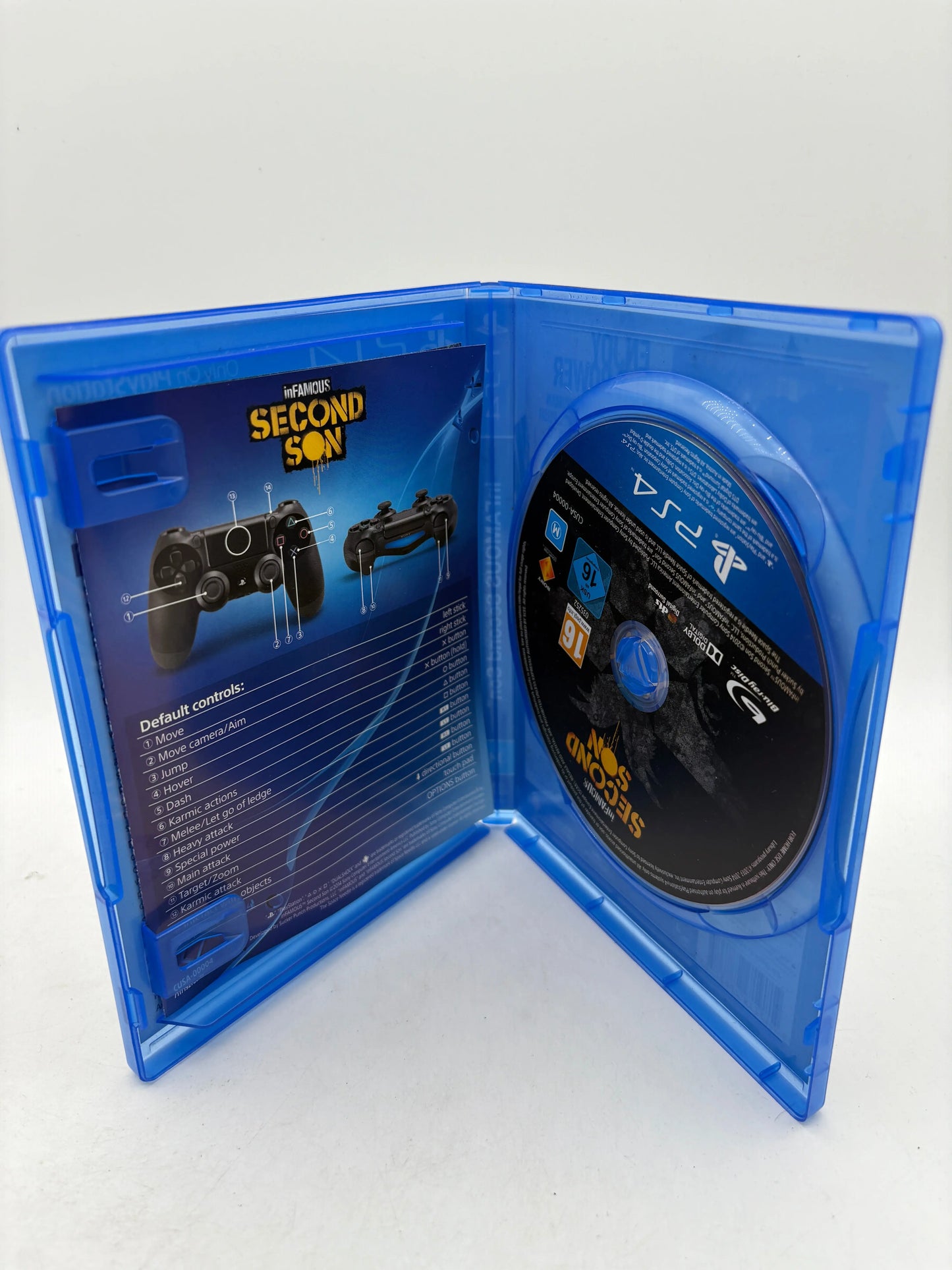 Sony Playstation 4 - Infamous Second Son Video Game with Manuals FRENLY BRICKS - Open 7 Days