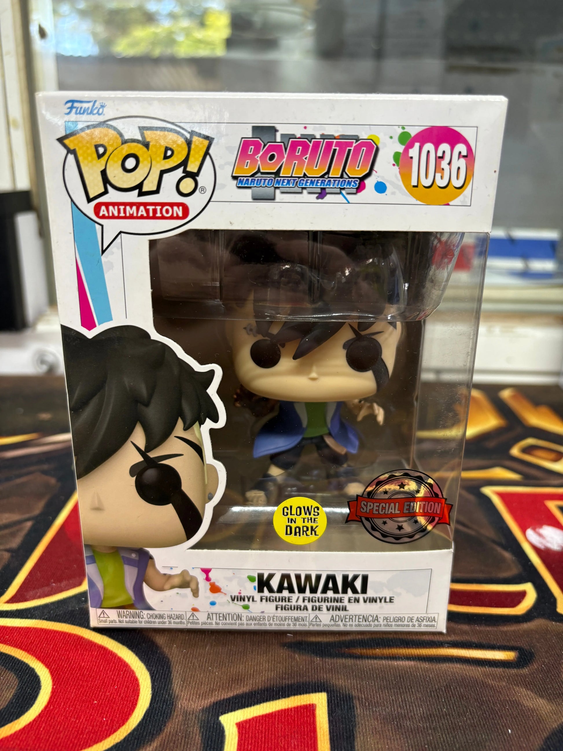 Funko Pop Vinyl 1036 Kawaki Boruto Anime Exclusive GITD FRENLY BRICKS - Open 7 Days