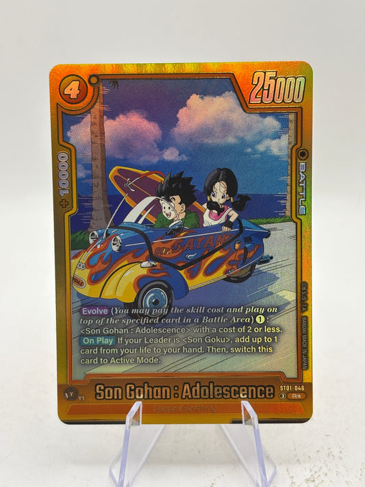 Dragon Ball Super Fusion World - Son Gohan : Adolescence ST01-046 R* Alt Art NM