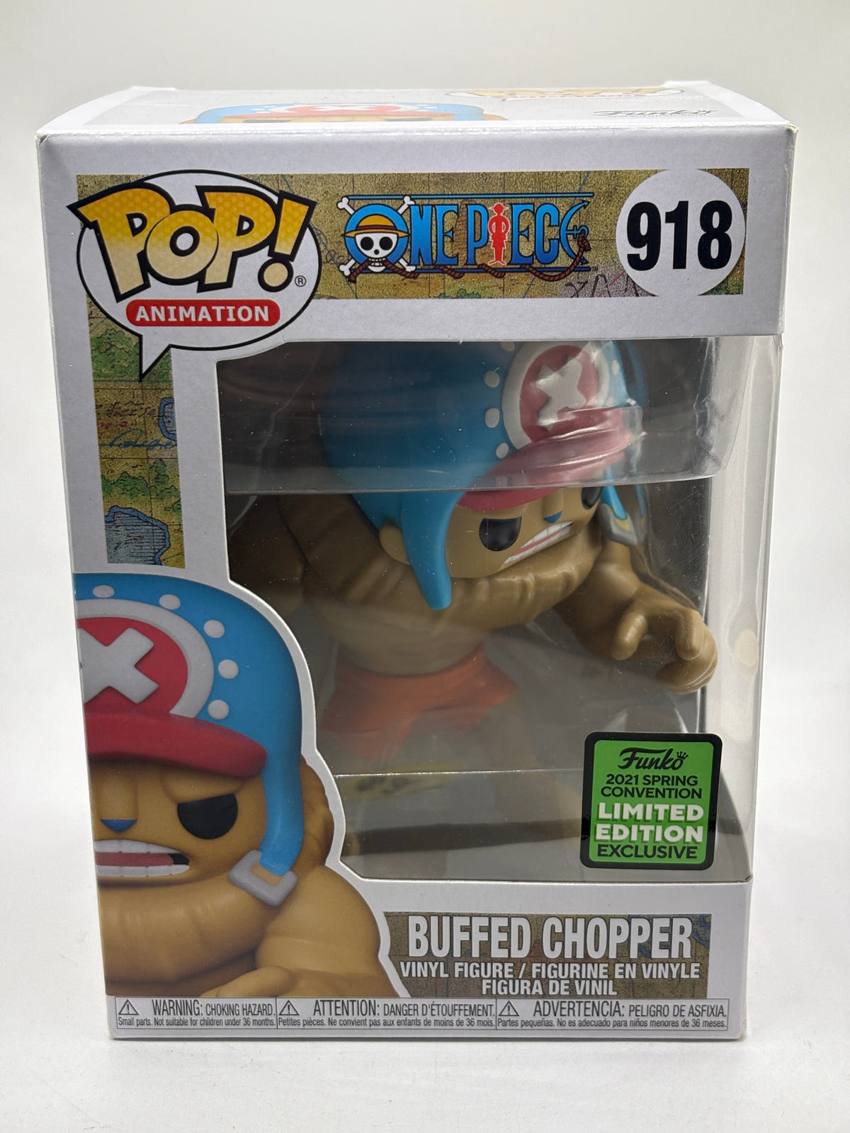 Funko POP! Animation One Piece #918 Buffed Chopper 2021 Spring Con Limited FRENLY BRICKS - Open 7 Days image 1