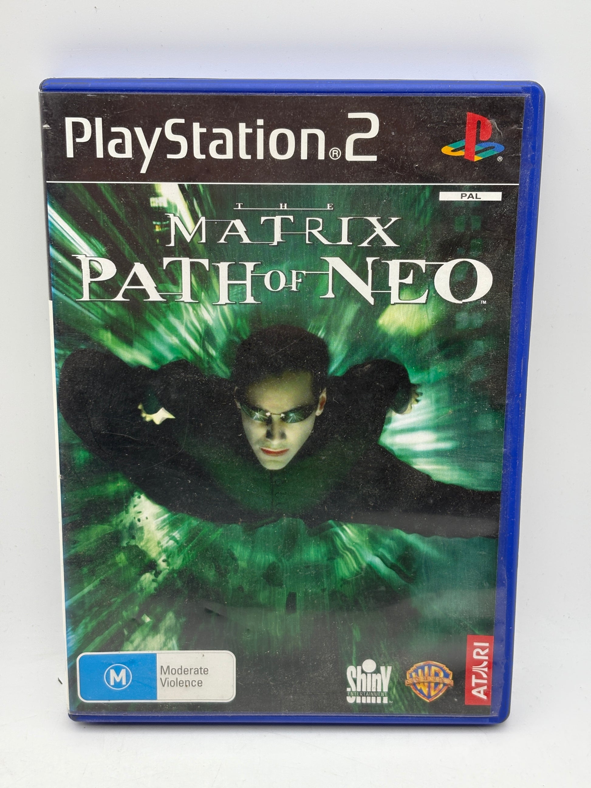 Sony Playstation 2 The Matrix Path Of Neo Video Game with Manual