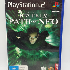 Sony Playstation 2 The Matrix Path Of Neo Video Game with Manual