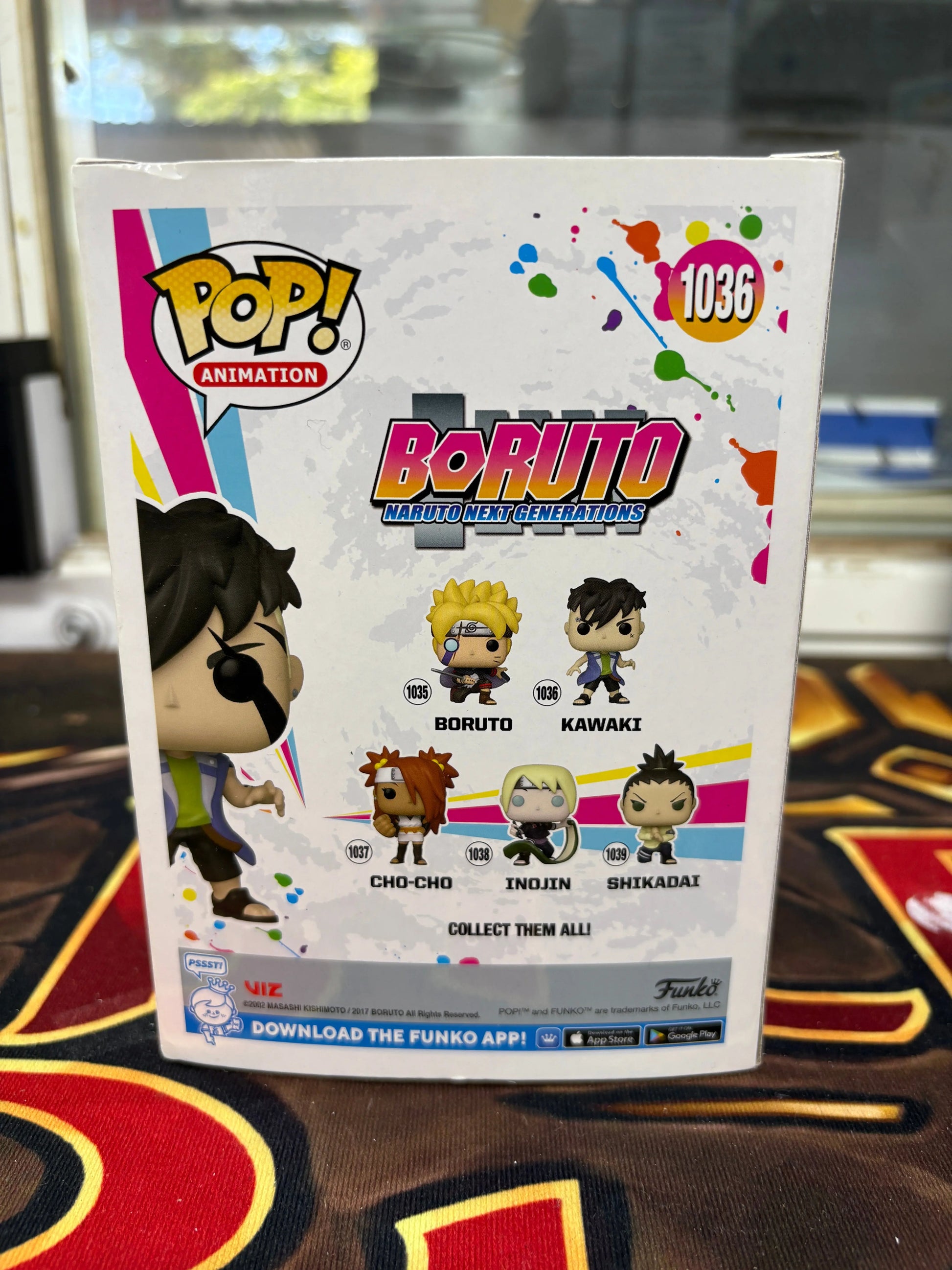 Funko Pop Vinyl 1036 Kawaki Boruto Anime Exclusive GITD FRENLY BRICKS - Open 7 Days
