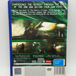 Sony Playstation 2 The Matrix Path Of Neo Video Game with Manual
