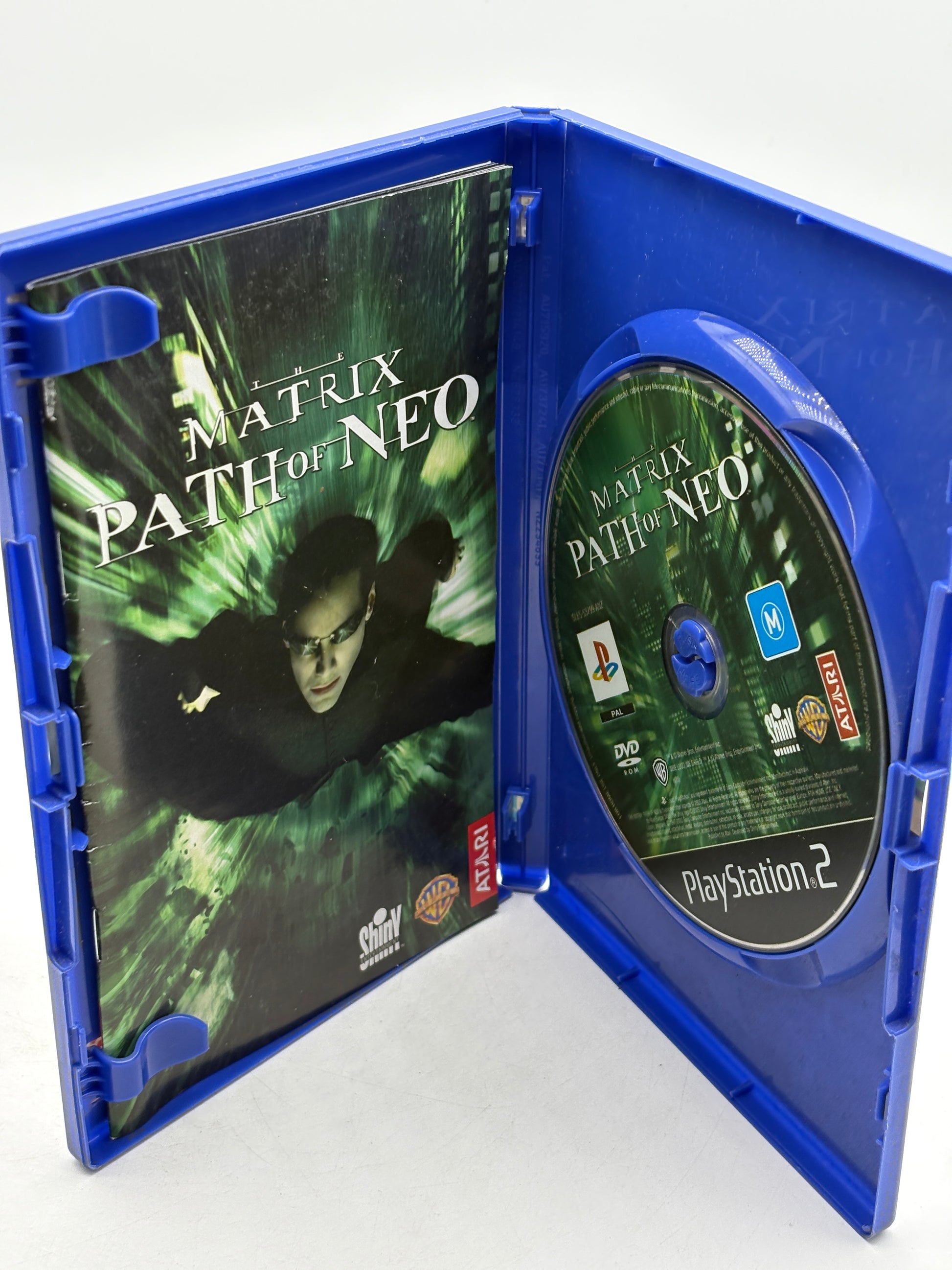 Sony Playstation 2 The Matrix Path Of Neo Video Game with Manual
