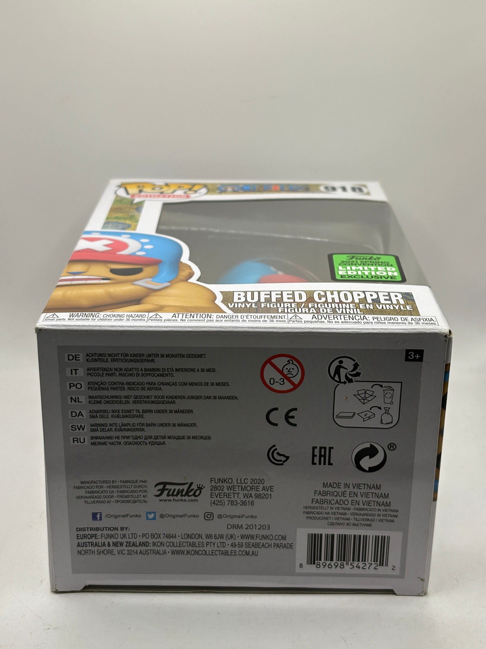 Funko POP! Animation One Piece #918 Buffed Chopper 2021 Spring Con Limited FRENLY BRICKS - Open 7 Days image 6
