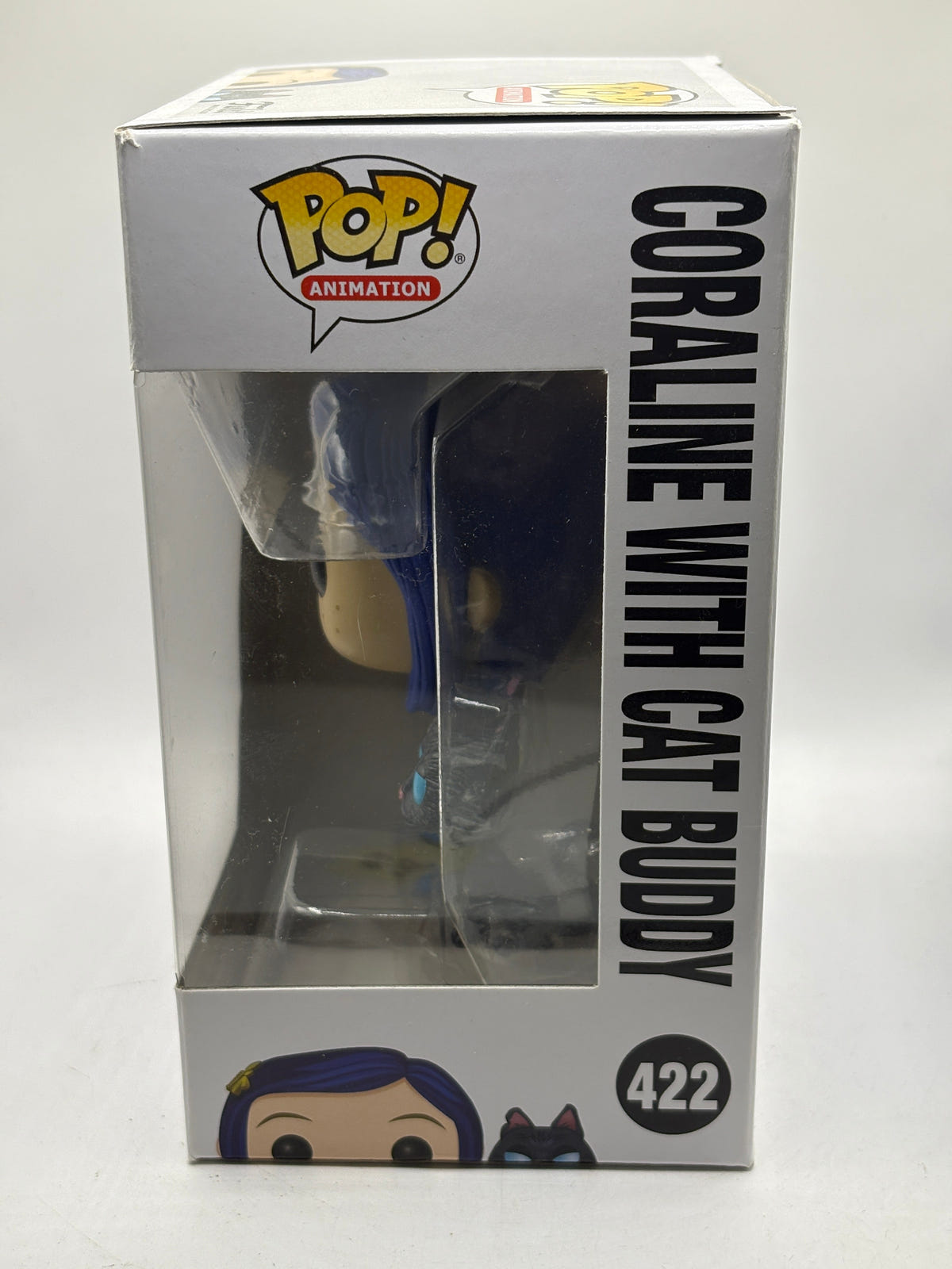 Funko POP! Animation Coraline #422 Coraline with Cat Buddy Vinyl Figure FRENLY BRICKS - Open 7 Days image 2