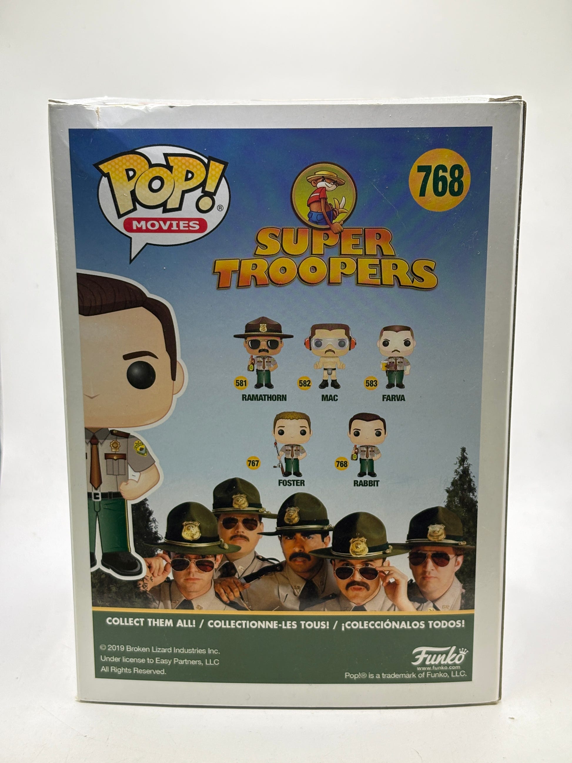 Funko POP! Movies Super Trooper #768 Rabbit Vinyl Figure image 3