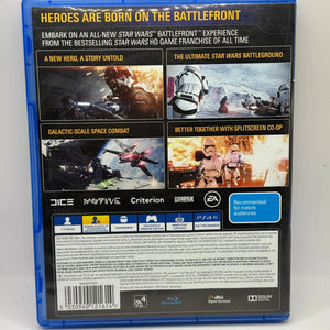 Sony Playstation 4 Star Wars Battlefront 2 Video Game EA FRENLY BRICKS - Open 7 Days