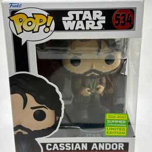Funko POP! Star Wars #534 Cassian Andor 2022 Summer Con FRENLY BRICKS - Open 7 Days