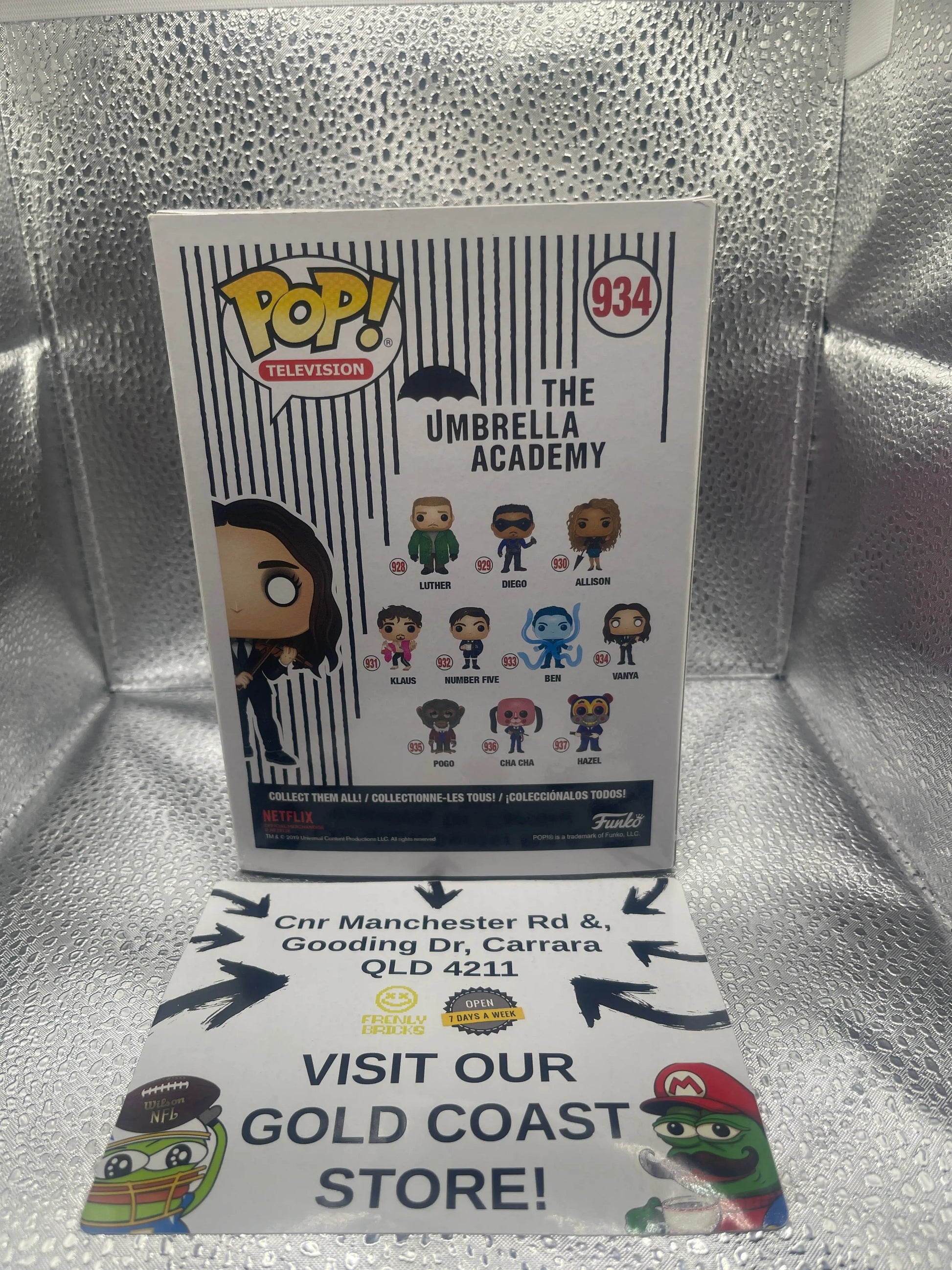 Funko Pop Vinyls Umbrella Academy 934 MIB Vanya FRENLY BRICKS - Open 7 Days