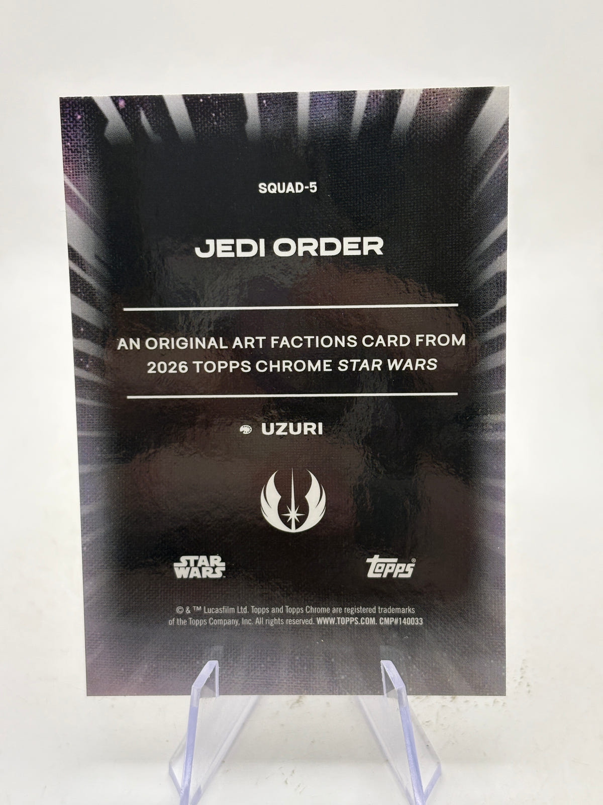 2026 Topps Chrome Star Wars Jedi Order SQUAD-5 image 2