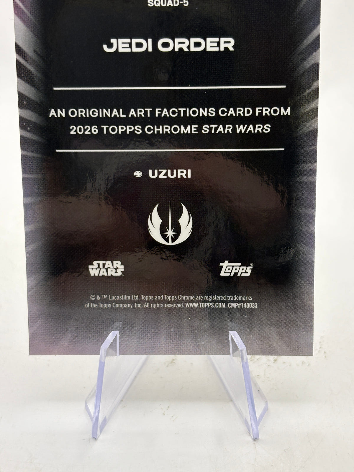 2026 Topps Chrome Star Wars Jedi Order SQUAD-5 image 4