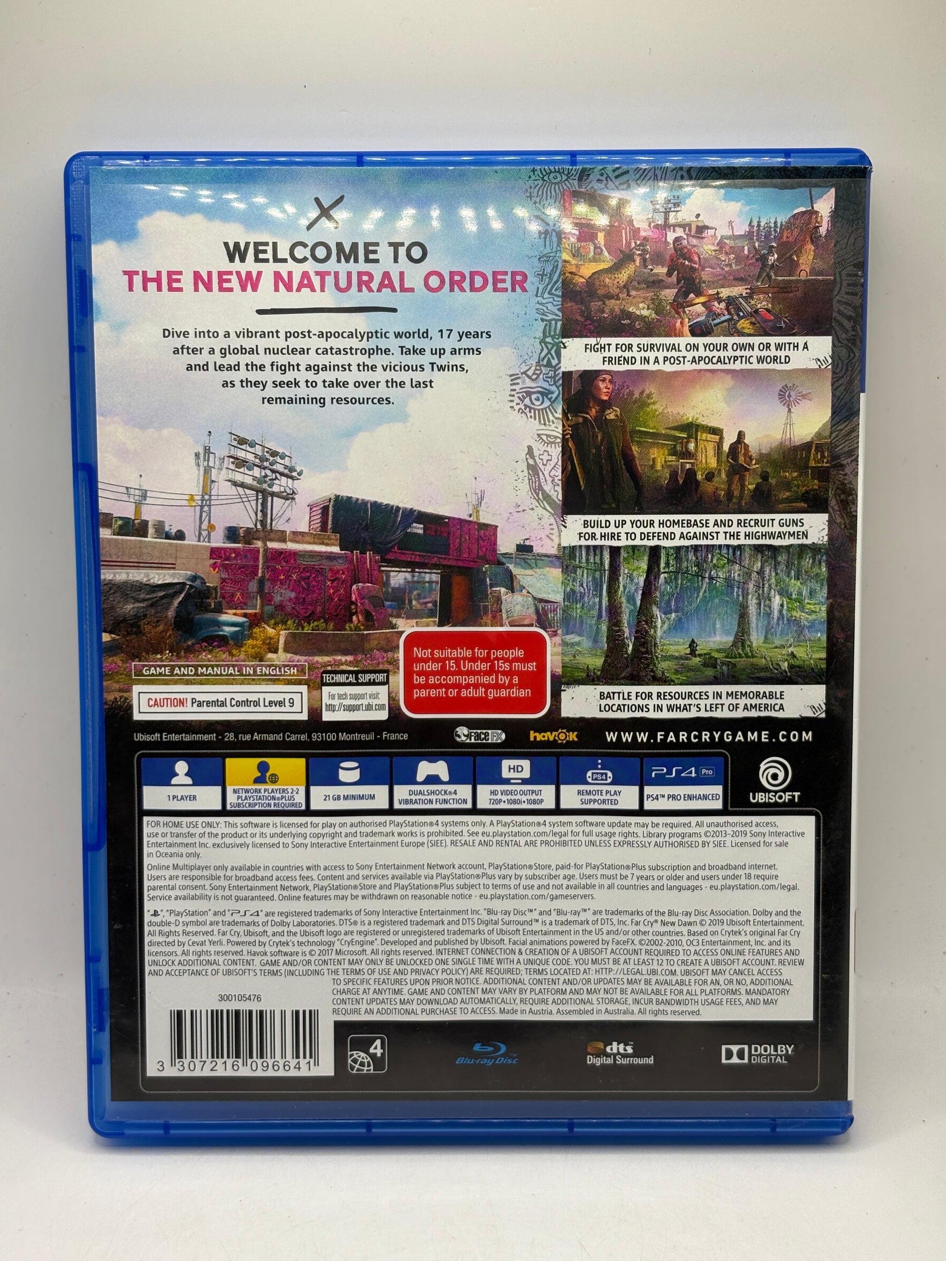 Sony Playstation 4 Farcry New Dawn Video Game