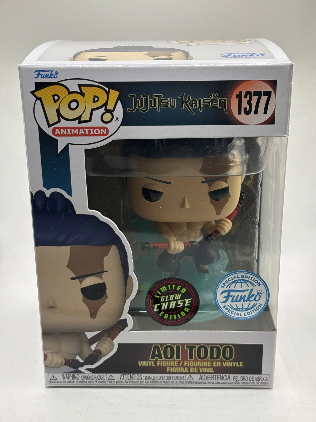 Funko POP! Animation Jujutsu Kaisen #1377 Aoi Todo Limited Glow Chase SE FRENLY BRICKS - Open 7 Days image 1