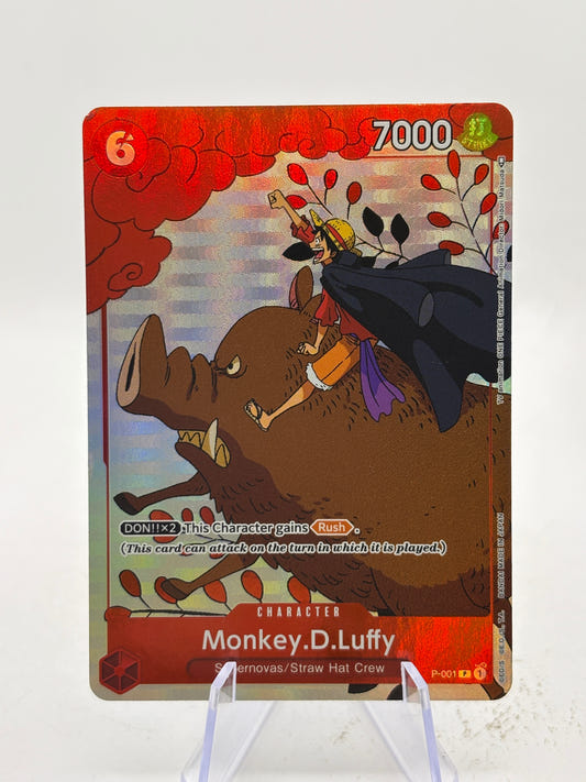 Monkey.D.Luffy (Gift Collection 2023) P-001 One Piece Promotion Cards Foil MP