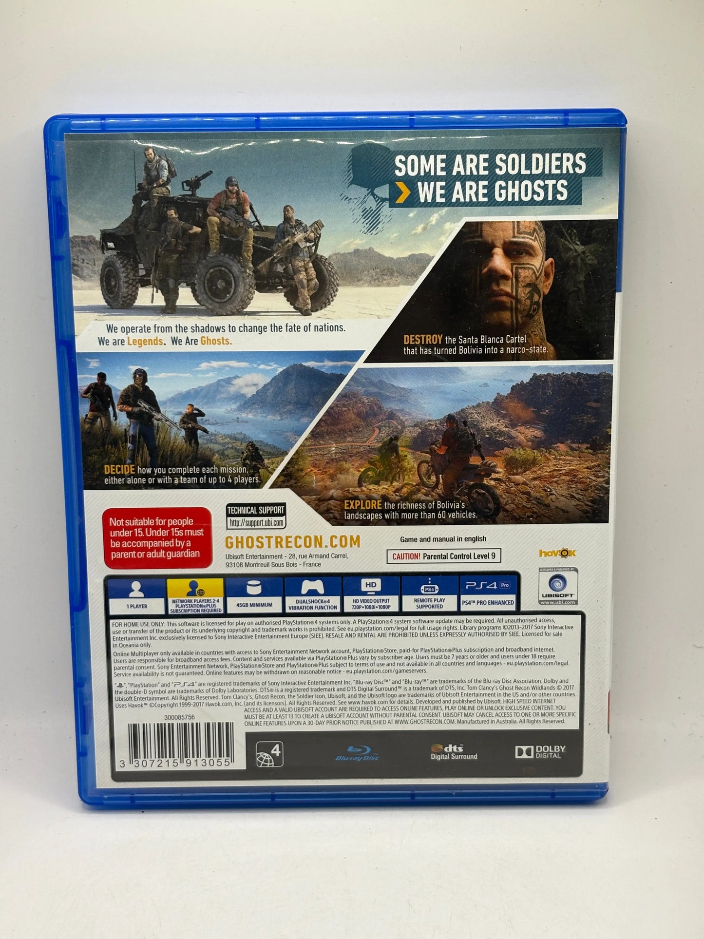 Sony Playstation 4 Tom Clancy’s Ghost Recon Wildlands Video Game FRENLY BRICKS - Open 7 Days