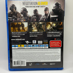 Sony Playstation 4 Tom Clancy’s Rainbow Six Siege Video Game