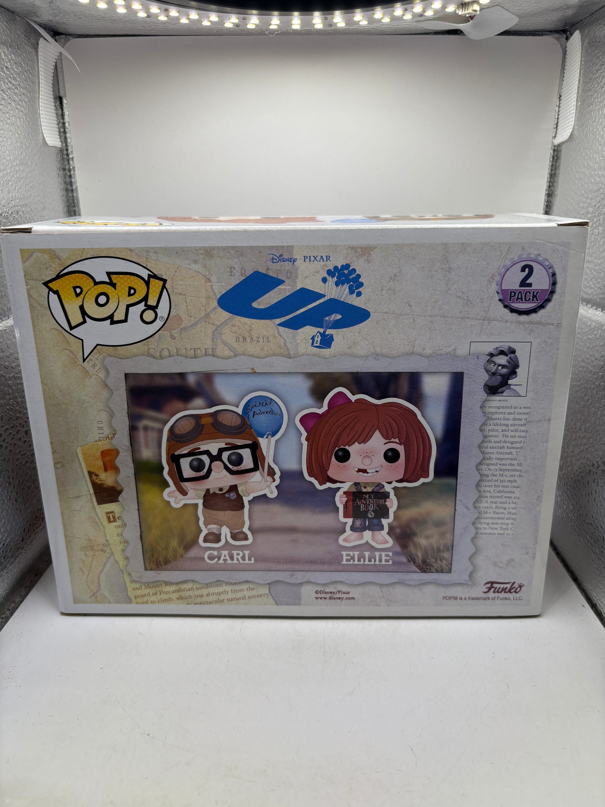 Funko POP! Disney UP 2 Pack Carl & Ellie 2019 Summer Limited Edition Sun DMG image 4