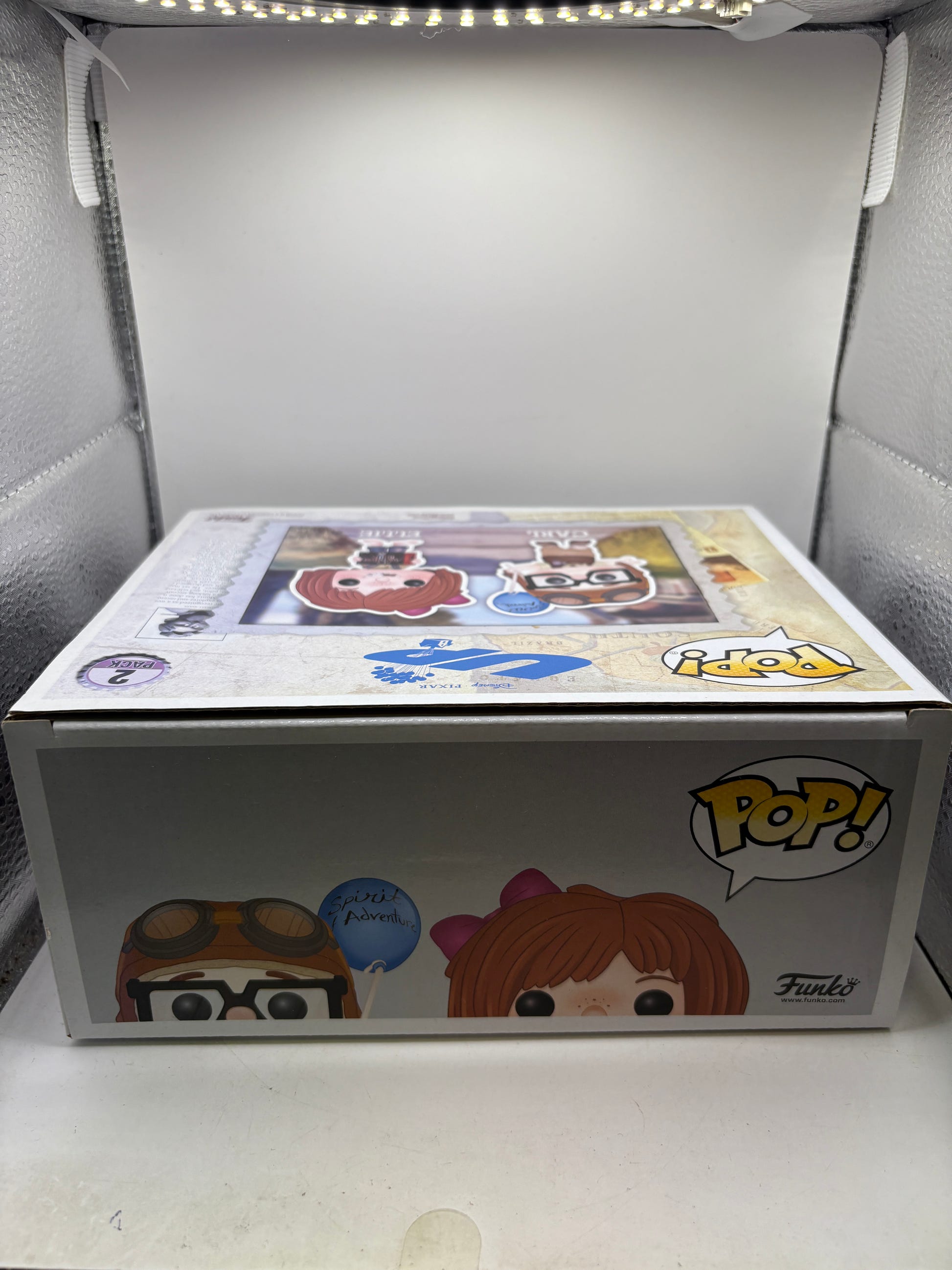 Funko POP! Disney UP 2 Pack Carl & Ellie 2019 Summer Limited Edition Sun DMG image 5