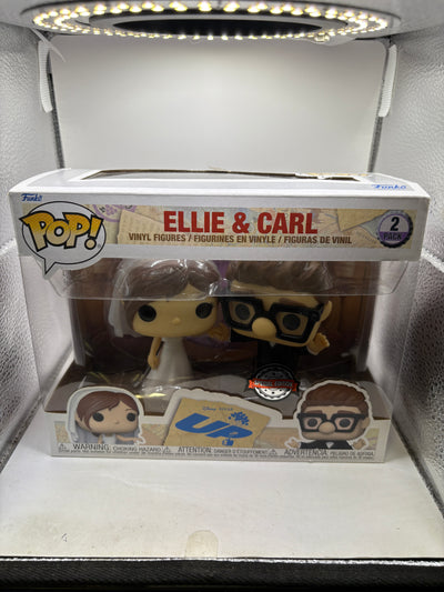 Funko POP! Disney UP 2 Pack Ellie and Carl Special Edition Vinyl Figures