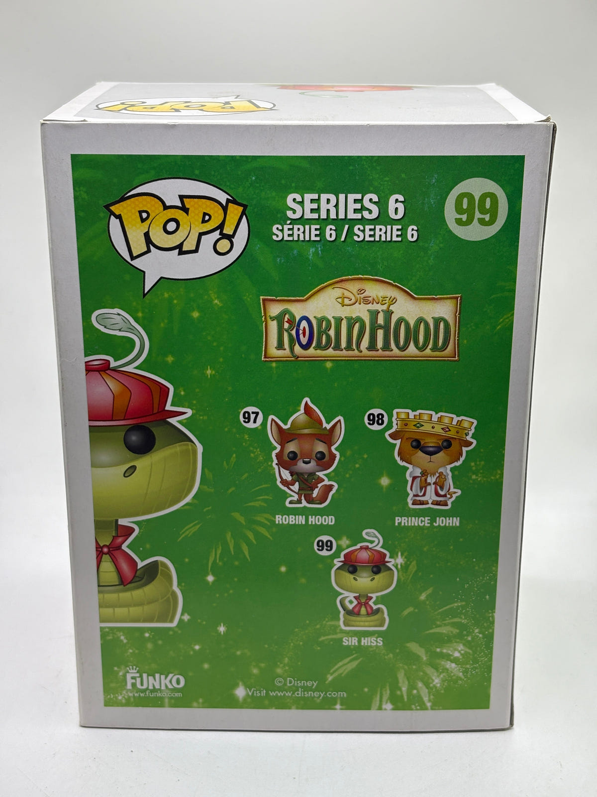 Funko POP! Disney Robin Hood #99 Sir Hiss Vinyl Figure FRENLY BRICKS - Open 7 Days image 3