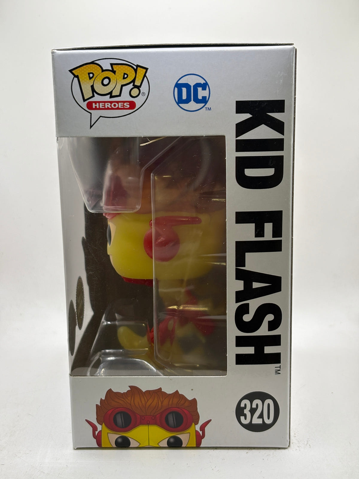 Funko POP! Heroes The Flash #320 Kid Flash Limited Glow Chase Vinyl Figure image 2