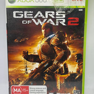 Xbox 360 Video Game Gears of War 2 with Manuals FRENLY BRICKS - Open 7 Days