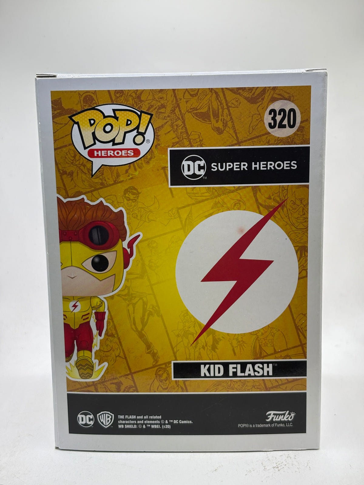 Funko POP! Heroes The Flash #320 Kid Flash Limited Glow Chase Vinyl Figure image 3