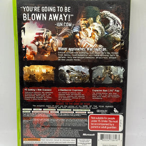 Xbox 360 Video Game Gears of War 2 with Manuals FRENLY BRICKS - Open 7 Days