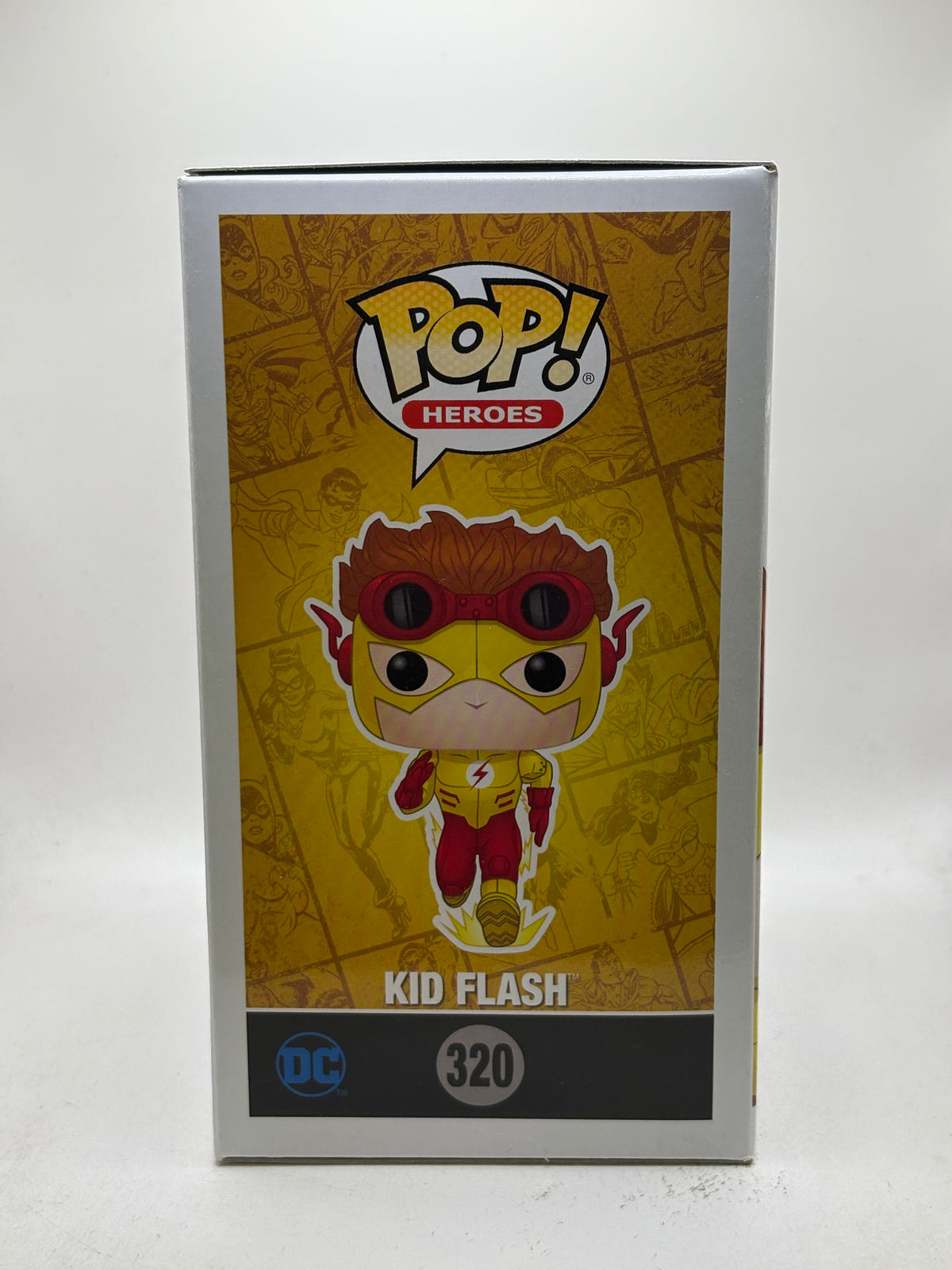 Funko POP! Heroes The Flash #320 Kid Flash Limited Glow Chase Vinyl Figure image 4