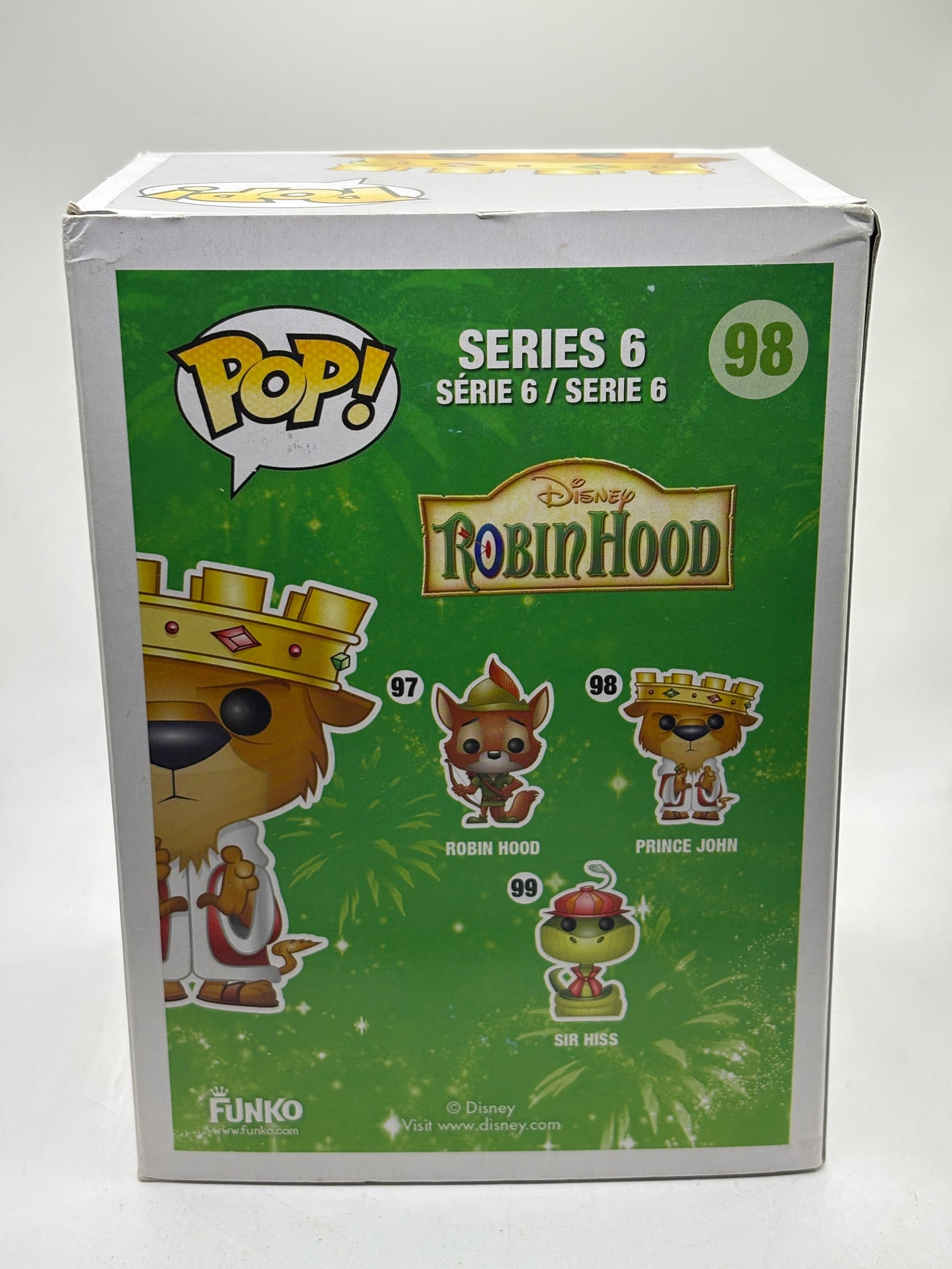 Funko POP! Disney #98 Prince John Vinyl Figure FRENLY BRICKS - Open 7 Days