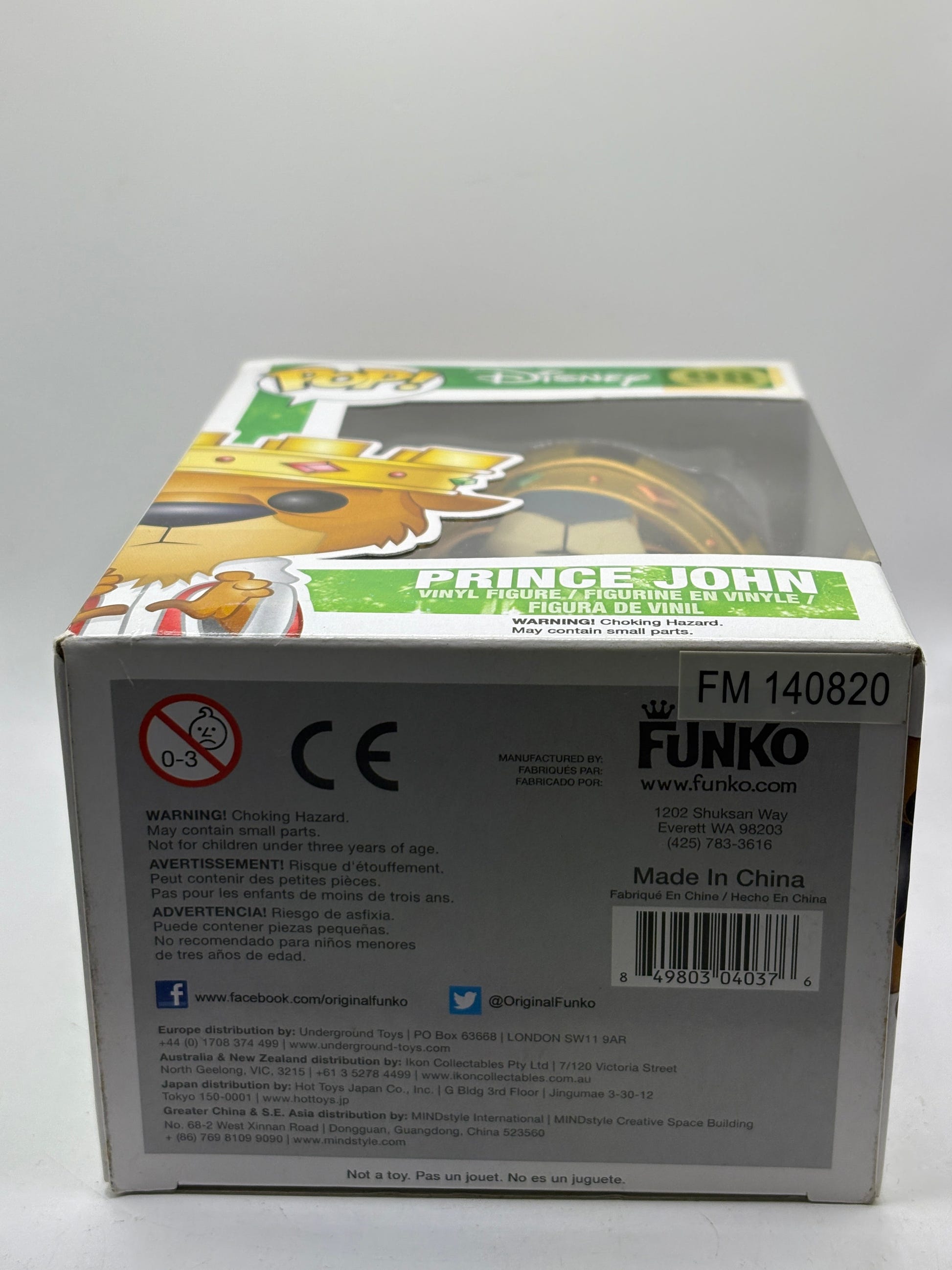Funko POP! Disney #98 Prince John Vinyl Figure FRENLY BRICKS - Open 7 Days image 6