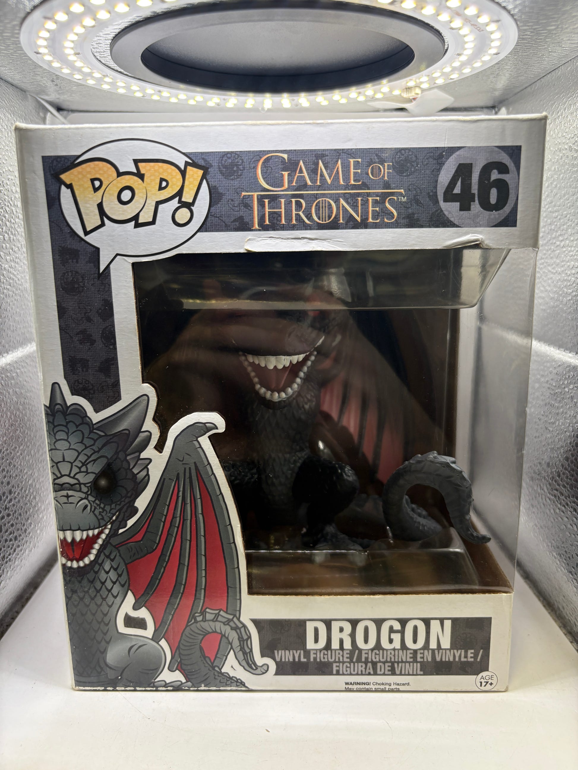 Funko POP! Game of Thrones #46 Drogon Vinyl Figure Box DMG image 1