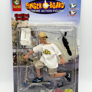 Vintage Finger Board Extreme Action Figure Scooter Edition (Black Rope)