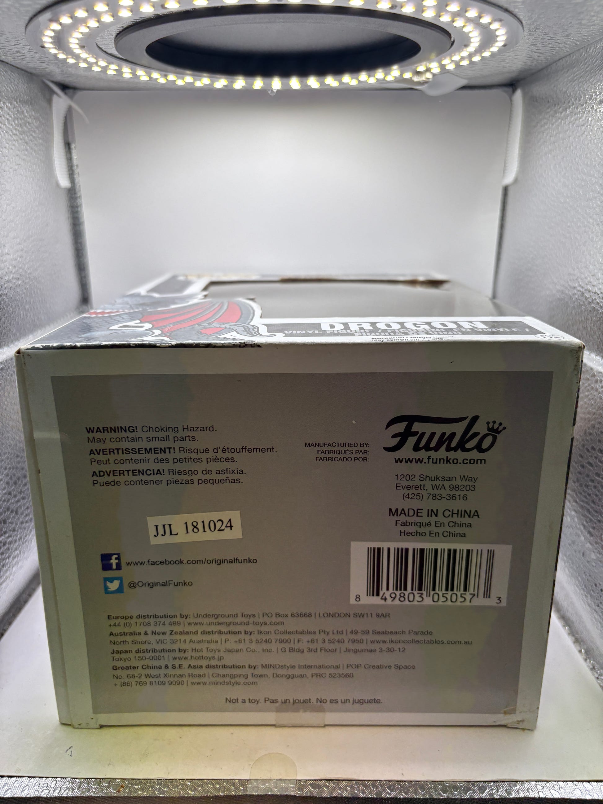 Funko POP! Game of Thrones #46 Drogon Vinyl Figure Box DMG image 6
