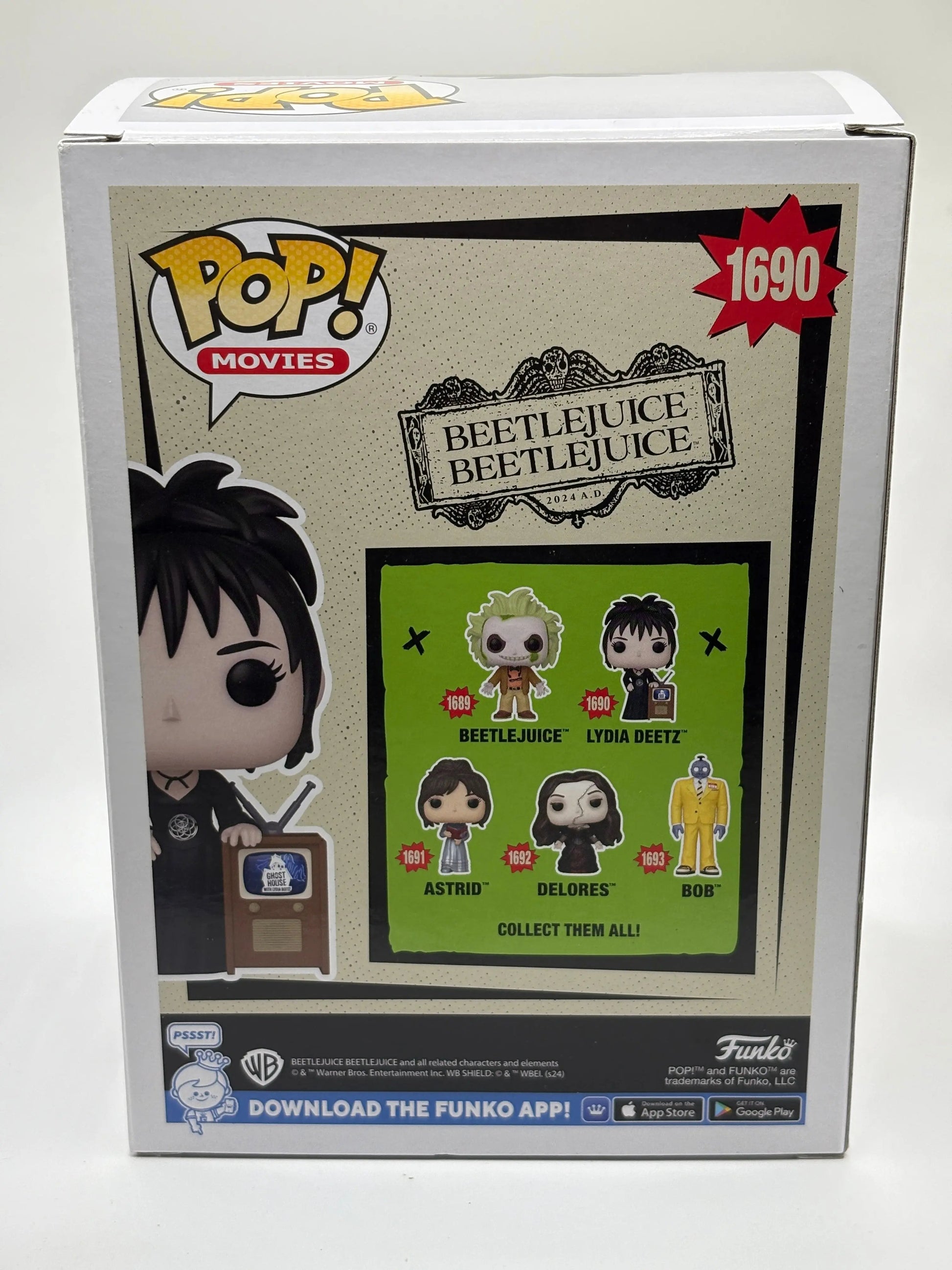 Funko POP! Movies Beetlejuice #1690 Lydia Deetz FRENLY BRICKS - Open 7 Days