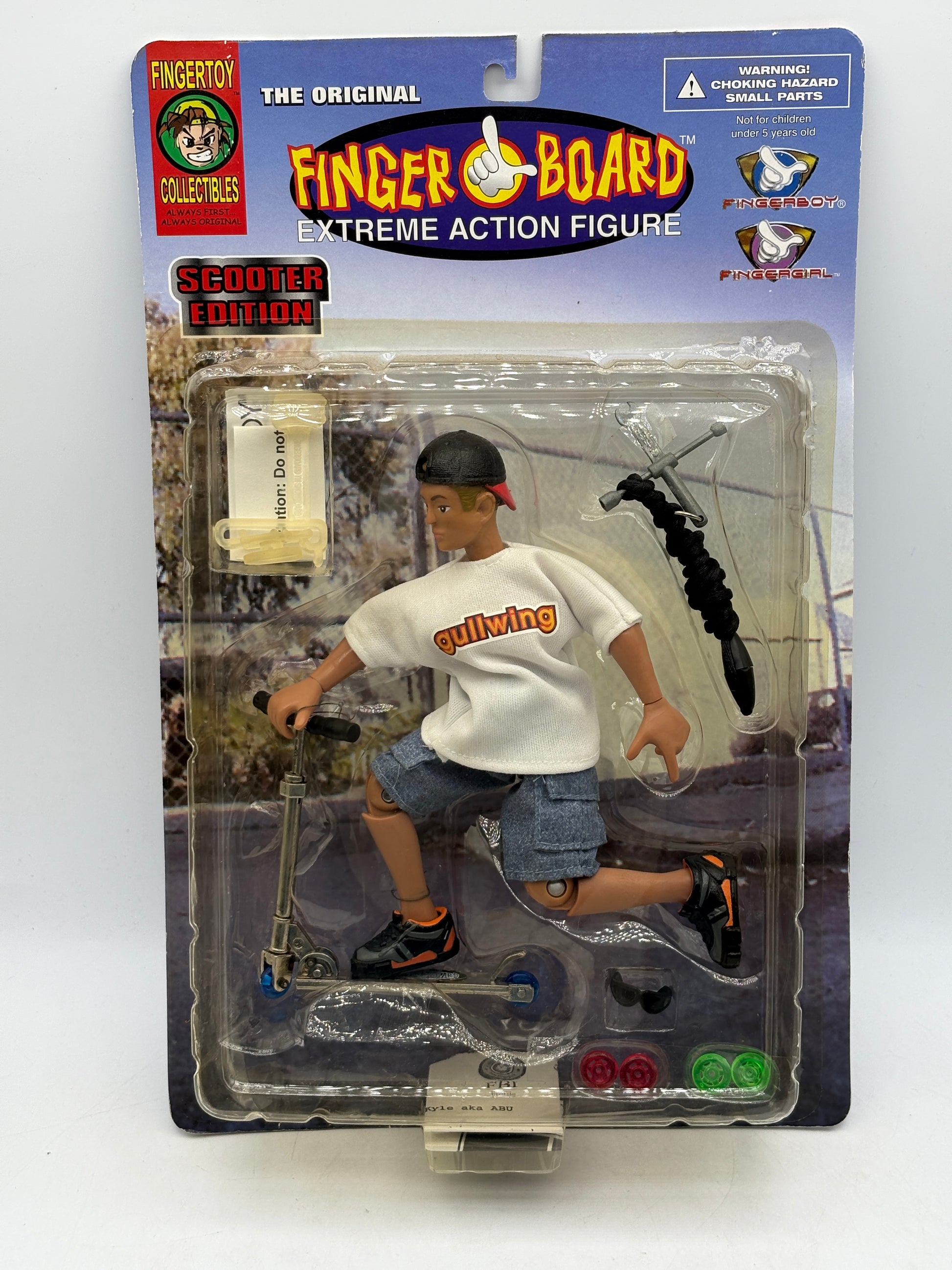 Vintage Finger Board Extreme Action Figure Scooter Edition (Black Rope) (2)