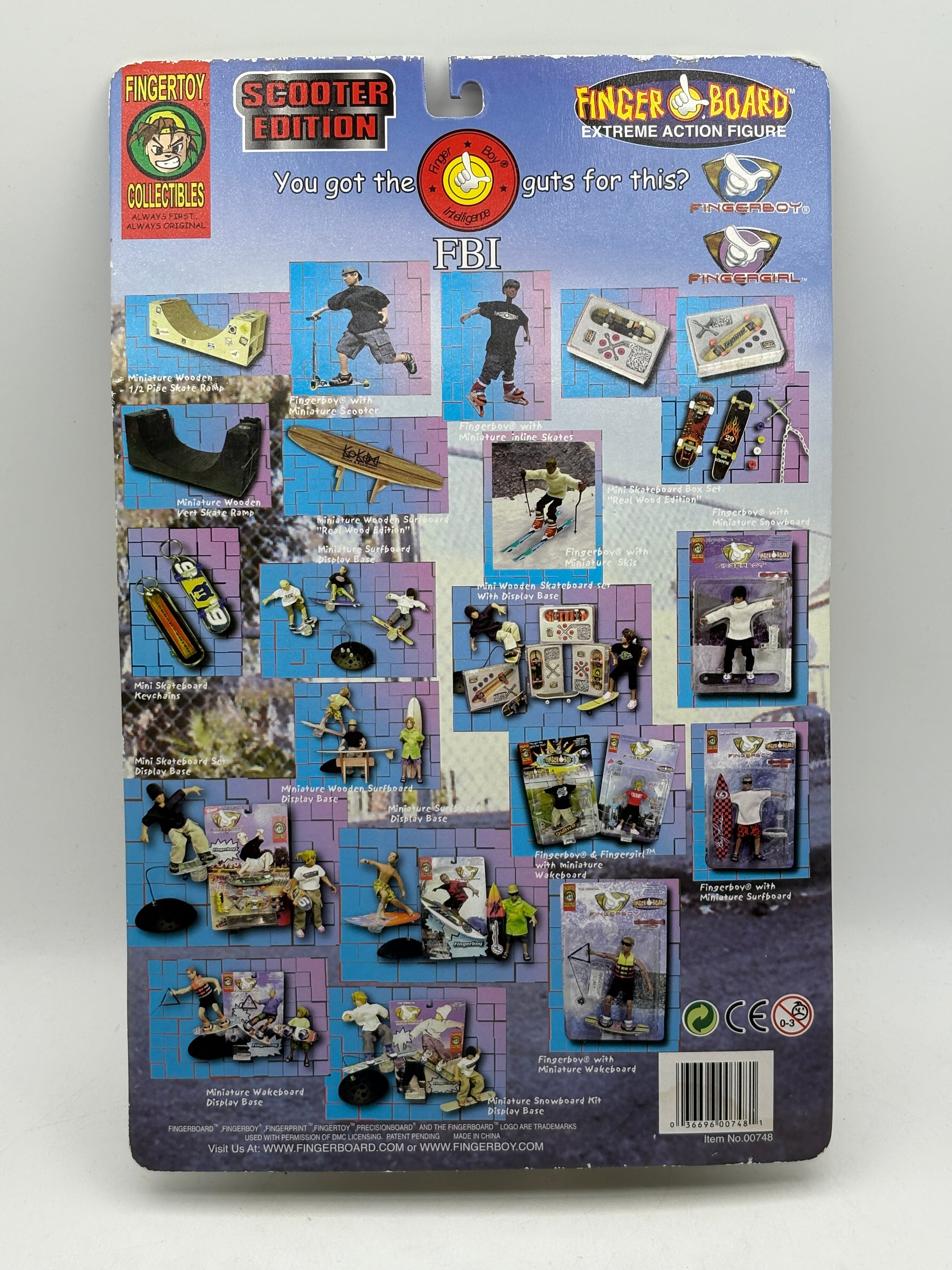 Vintage Finger Board Extreme Action Figure Scooter Edition (Black Rope) (2)