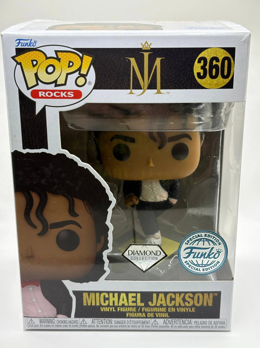 Funko POP! Rocks Michael Jackson #360 Michael Jackson SE Diamond FRENLY BRICKS - Open 7 Days
