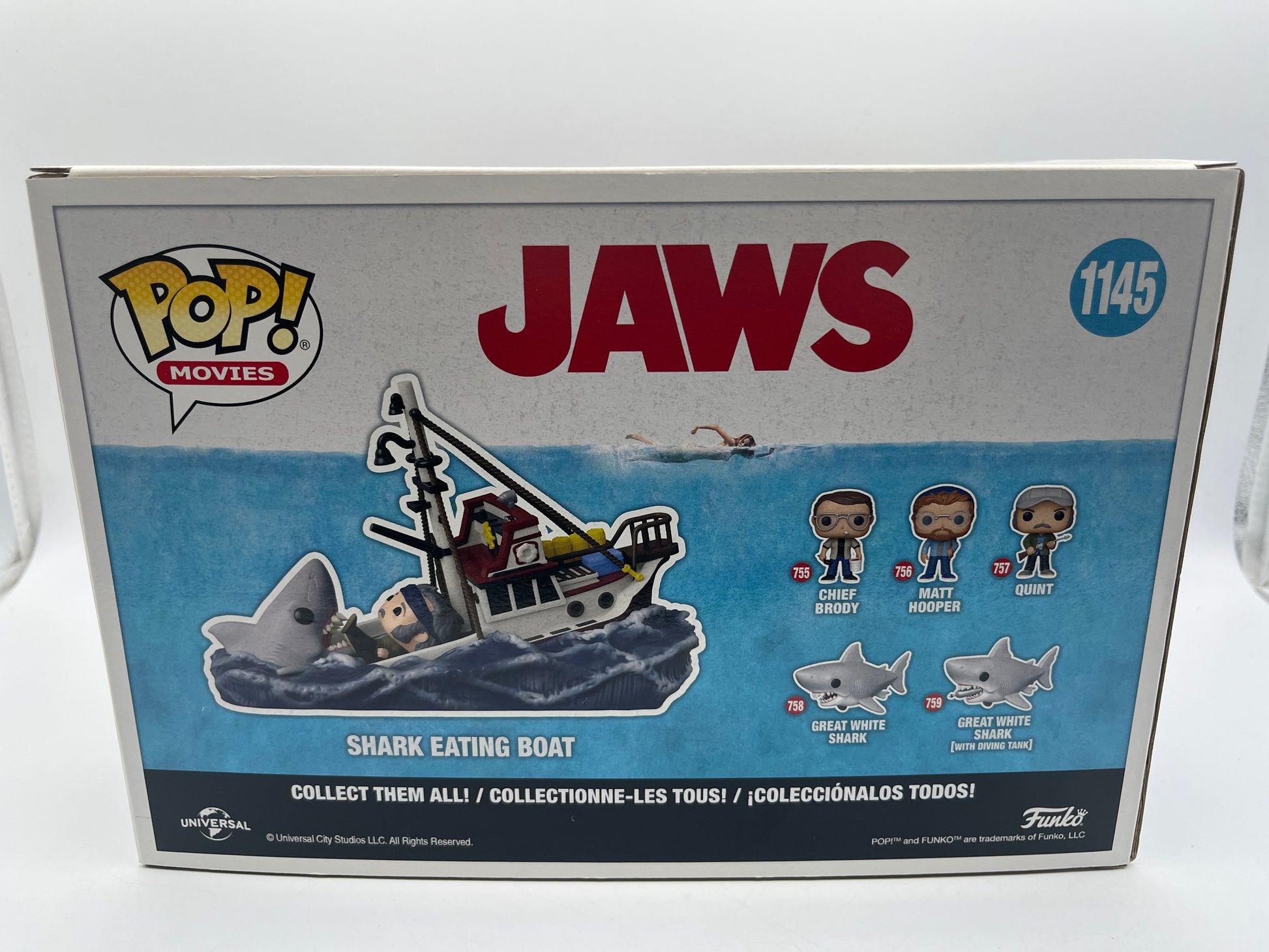 Funko Pop! Movie Moments: Jaws - "Shark Eating Boat" #1145 ++combinedshipping FRENLY BRICKS - Open 7 Days