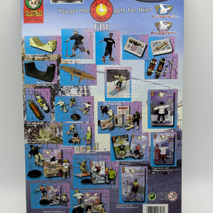 Vintage Finger Board Extreme Action Figure Scooter Edition (Blue Rope)