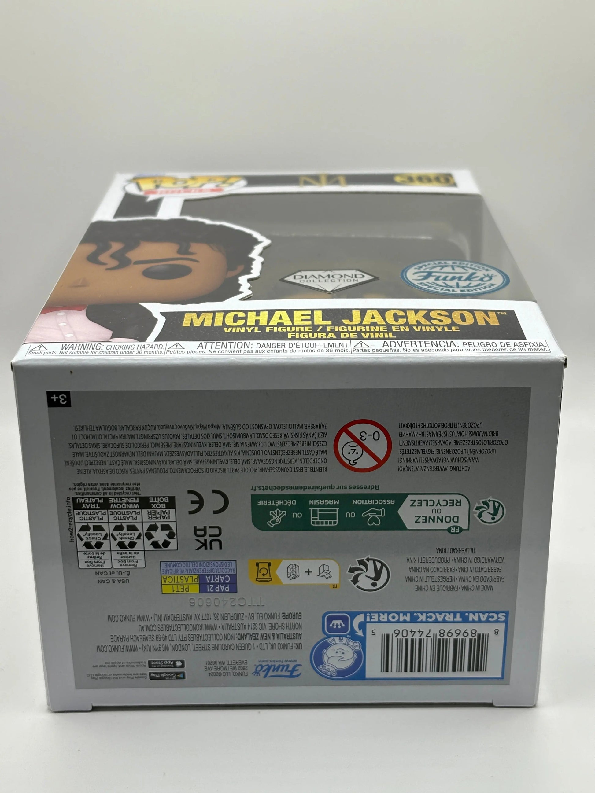 Funko POP! Rocks Michael Jackson #360 Michael Jackson SE Diamond FRENLY BRICKS - Open 7 Days