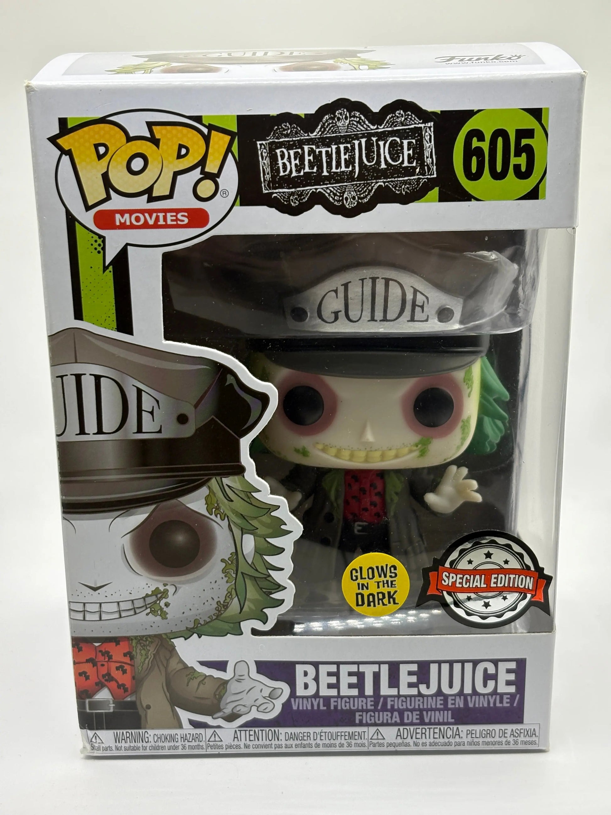 Funko POP! Movies Beetlejuice #605 Beetlejuice Glow Special Edition FRENLY BRICKS - Open 7 Days
