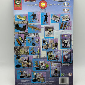 Vintage Finger Board Extreme Action Figure Scooter Edition Girl (Black Rope)