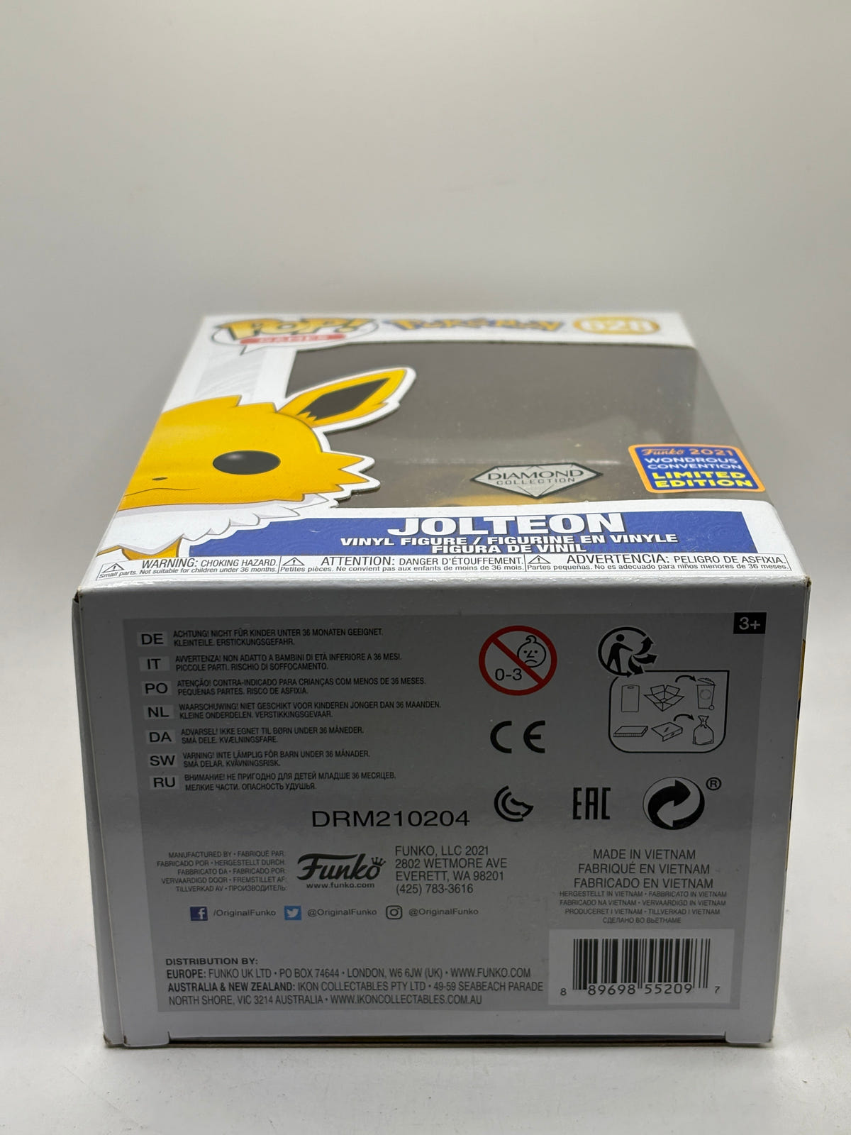 Funko POP! Games Pokemon #628 Jolteon Diamond 2021 Wondrous Limited FRENLY BRICKS - Open 7 Days image 6